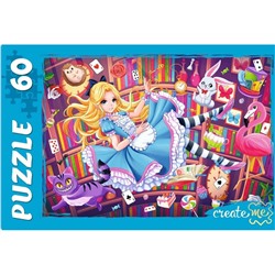 Puzzle   60 элементов "Приключения Алисы" (П60-5643)