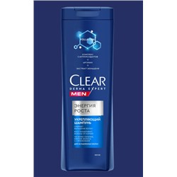 CLEAR Derma Expert шампунь 380мл Муж Энергия роста