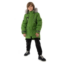 697 Пальто для мальчика, зеленый