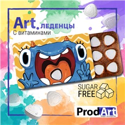 Леденцы с витамином С "Синий монстрик", без сахара, 18 г, ТМ Prod.Art