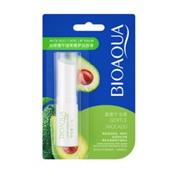 Смягчающий бальзам для губ BIOAQUA с экстрактом авокадо