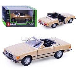 Машинка die-cast Mercedes-Benz 450 SL (1977), 1:32, золотая