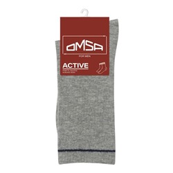 Носки мужские с высокой резинкой OMSA ACTIVE, размер 36-38, цвет grigio melange