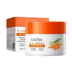 SADOER Питательный крем для лица с экстрактом моркови Carrot Face Cream 50гр