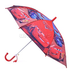 Зонт детский "Тачки" r-45см, ткань, полуавтомат