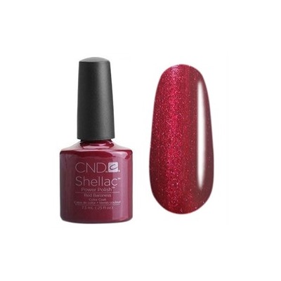 Гель лаки CND Shellac цвет Red Baroness