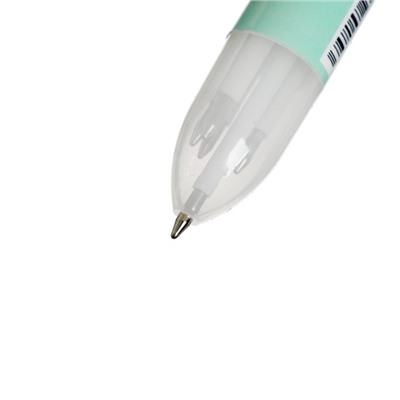 Ручка шариковая автоматическая, 6-ти цветная, "Облачко" МИКС (штрихкод на штуке)