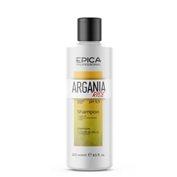 EPICA Argania Rise ORGANIC Шампунь для придания блеска с маслом арганы, 250 мл.