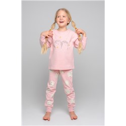 Пижама  для девочки  К 1567/розовый зефир,ежики