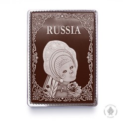 RUSSIA 'Дама в кокошнике' в рамке 600грамм