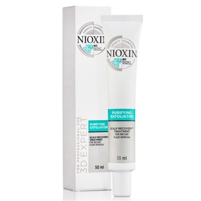 Nioxin scalp purifying exfoliator деликатный скраб для кожи головы против перхоти 50мл