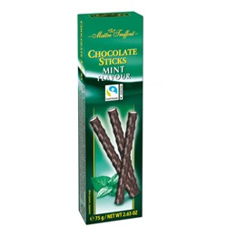 Шоколадные палочки Maitre Truffout (мята) 75 гр