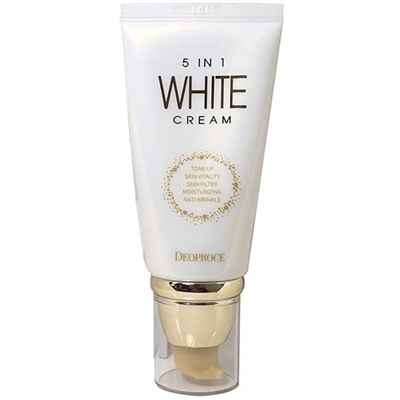 Крем для лица осветляющий многофункциональный DEOPROCE 5 IN 1 WHITE CREAM 50 гр