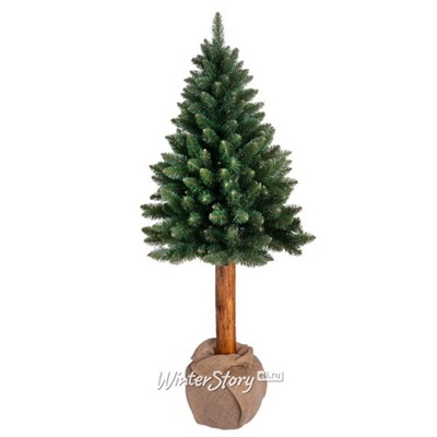 Искусственная елка Pinus 210 см с натуральным стволом, ПВХ (Decorland)