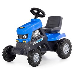 Каталка трактор с педалями Turbo синяя 84620 П-Е /1/ в Самаре