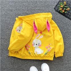 Ветровка детская арт КД67, цвет:кролик жёлтый ОЦ