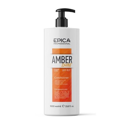 EPICA Amber Shine ORGANIC, Кондиционер для восстановления и питания, 1000 мл