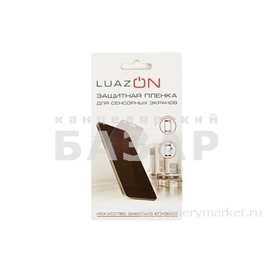 Защитная пленка LuazON, для iPhone 8, прозрачная  4311013