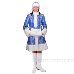 Новогодний костюм Снегурочка, синий