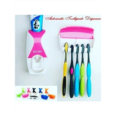Дозатор зубной пасты с держателем для зубных щеток