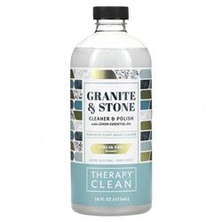 Therapy Clean, Granite & Stone, очищающее средство и полироль с эфирным маслом лимона, 473 мл (16 жидк. унций)