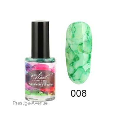 Акварельный гель OU Nail Aquarelle collection арт. 008