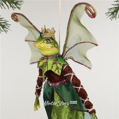 Елочная игрушка Лягушка - Fata Magica 30 см, подвеска (Christmas Deluxe)