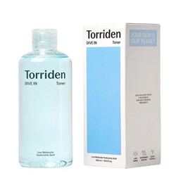 Torriden Тонер гиалуроновый увлажняющий DIVE IN Low Molecular Hyaluronic Acid Toner, 300мл