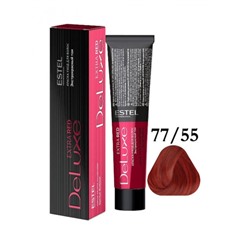 77/55 Краска-уход De Luxe, русый красный интенсивный Extra Red