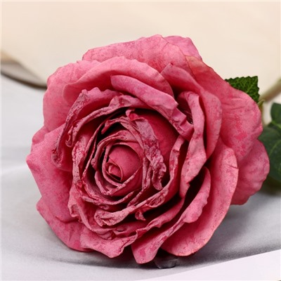 Цветы искусственные "Роза эстетик" 10х49 см, пепельно-розовый