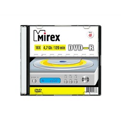 DVD-R Mirex 4,7 Гб 16x Slim case