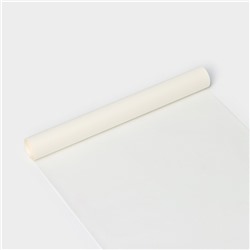 Пергамент силиконизированный Доляна, 28 см×10 м, белый, жиростойкий
