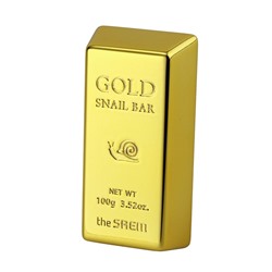 Мыло для умывания с экстрактом золота, муцина улитки, оливы Gold Snail Bar, 100 гр