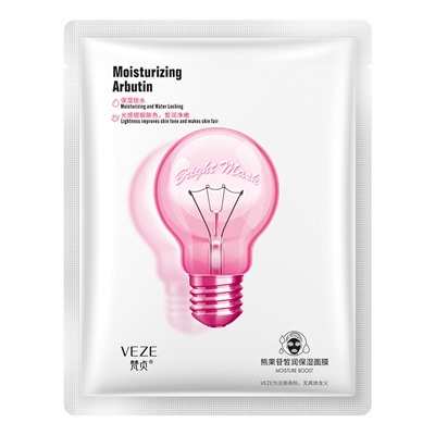 ТКАНЕВАЯ МАСКА С АРБУТИНОМ VENZEN MOISTURIZING SOOTHING, 25гр