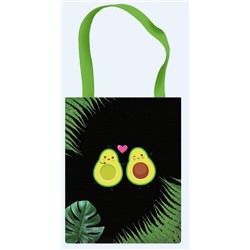 Сумка-шоппер "Авокадо и листья" 31х39см (СШР-1)