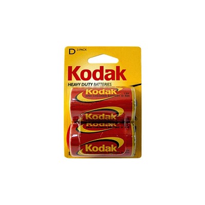 Батарейка "KODAK" R20-2BL  HEAVY DUTY/ KDHZ-2BL  (24/144/4800) (цена за 1 шт.)