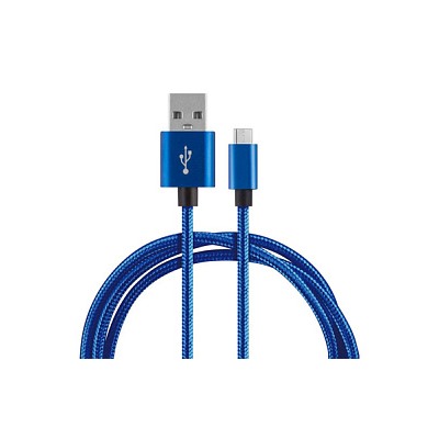 Кабель Energy ET-27 USB/Type-C, синий