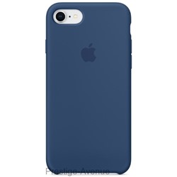 Силиконовый чехол для iPhone 7/8 -Тёмный кобальт (Blue Cobalt)