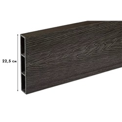 Доска грядочная NauticPrime Esthetic Wood с 3D рисунком из ДПК 97 см (h=22,5 см)