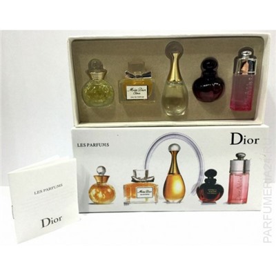 Набор духов Dior 5 штук по 5ml оптом