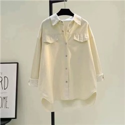 Рубашка женская, арт КЖ505, цвет:молочно-белый ОЦ
