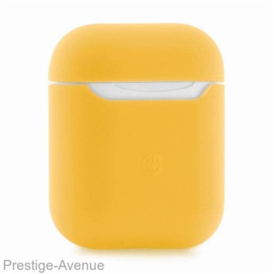 Силиконовый чехол для Apple AirPods 2 Silicone Case (желтый)