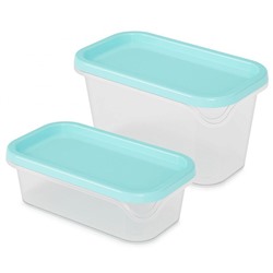 Набор контейнеров для заморозки 1л; 1,7л (голубой)