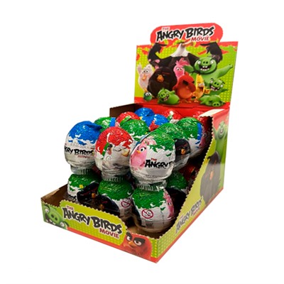 Шоколадное яйцо с игрушкой-сюрпризом “Angry Birds” 25гр