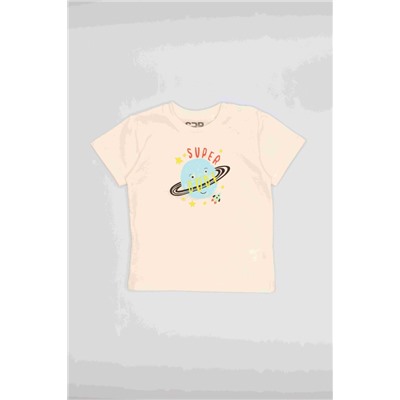 CSBB 90258-21-415 Комплект для мальчика (футболка, шорты),экрю