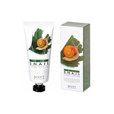 Крем для рук Jigott Real Moisture Snail Hand Cream 100ml