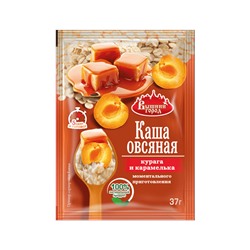 Каша овсяная "Вышний город" с курагой и карамелькой, пак. 37г