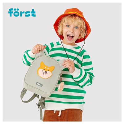 Рюкзак Först F-Kids "Cute corgi" (FT-KB-012405) 25*21*10см, 1 отделение, уплотненная спинка