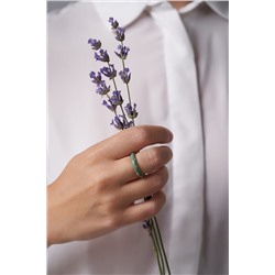 Кольцо женское разомкнутое с эмалью регулируемое кольцо со сверкающими кристаллами "Дежа вю" MERSADA #925623