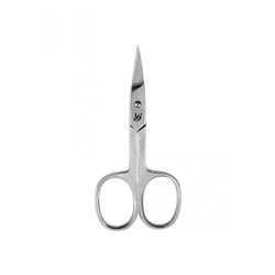 Lei Ножницы маникюрные KOR102 для ногтей, серебро, закругленные, заточенные